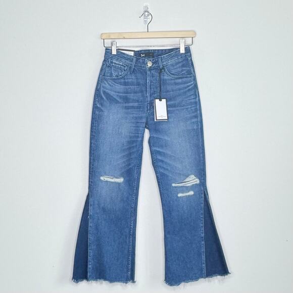 3x1 | NWT Higher Ground Gusset Crop Flare Jeans | 25 - Picture 2 of 6